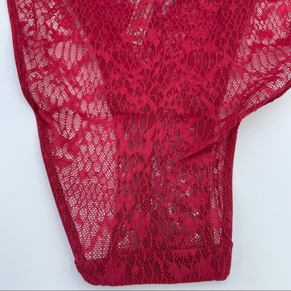 Free People Tameeka Lace Undie Berry Electric Sz S - Picture 7 of 10